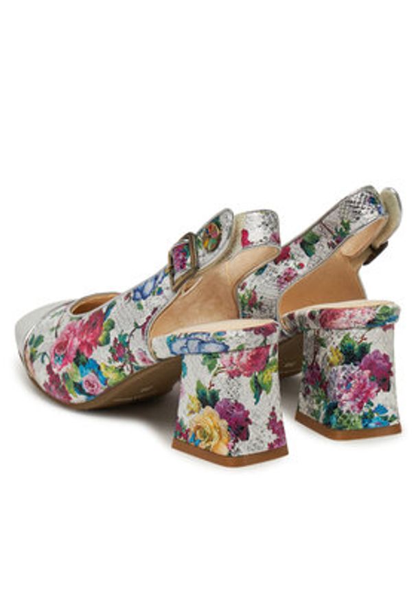 Laura Vita Sandały Hicmimo 09 Srebrny. Kolor: srebrny. Materiał: skóra