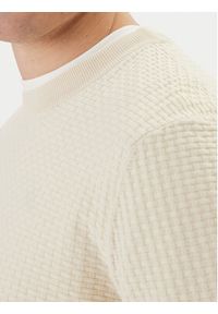 BOSS Sweter H-Imberto 50545283 Beżowy Regular Fit. Kolor: beżowy. Materiał: bawełna #2