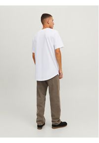 Jack & Jones - Jack&Jones T-Shirt Noa 12210945 Biały Regular Fit. Kolor: biały. Materiał: bawełna #8