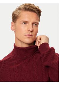 Hechter Paris Golf 65019 142814 Czerwony Regular Fit. Typ kołnierza: golf. Kolor: czerwony. Materiał: wełna #3