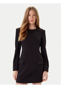 Armani Exchange Sukienka codzienna XW000661 AF16142 UC001 Czarny Regular Fit. Okazja: na co dzień. Kolor: czarny. Materiał: syntetyk. Typ sukienki: proste. Styl: casual #1