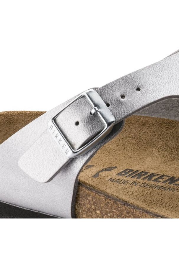 Japonki damskie Birkenstock Gizeh BF. Kolor: srebrny. Sezon: lato. Styl: młodzieżowy, sportowy