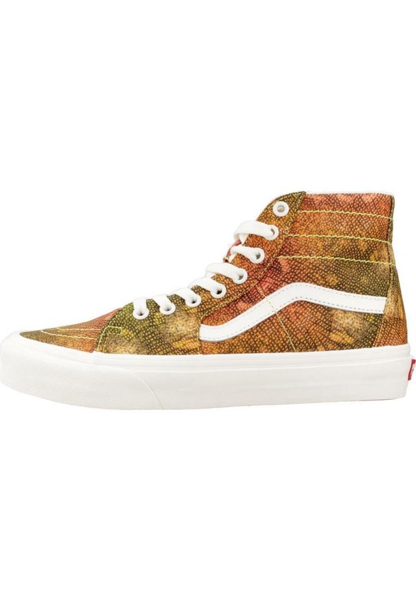Tenisówki Vans Model Sk8-hi Kolor Pomarańczowy. Kolor: pomarańczowy. Materiał: tkanina