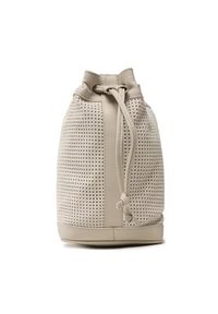 Calvin Klein Torebka Re-Lock Drawstring Bag Sm Perf K60K610636 Beżowy. Kolor: beżowy. Materiał: skórzane #2