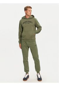 Jack & Jones - Jack&Jones Dres Josh 12271632 Zielony Regular Fit. Kolor: zielony. Materiał: bawełna, syntetyk
