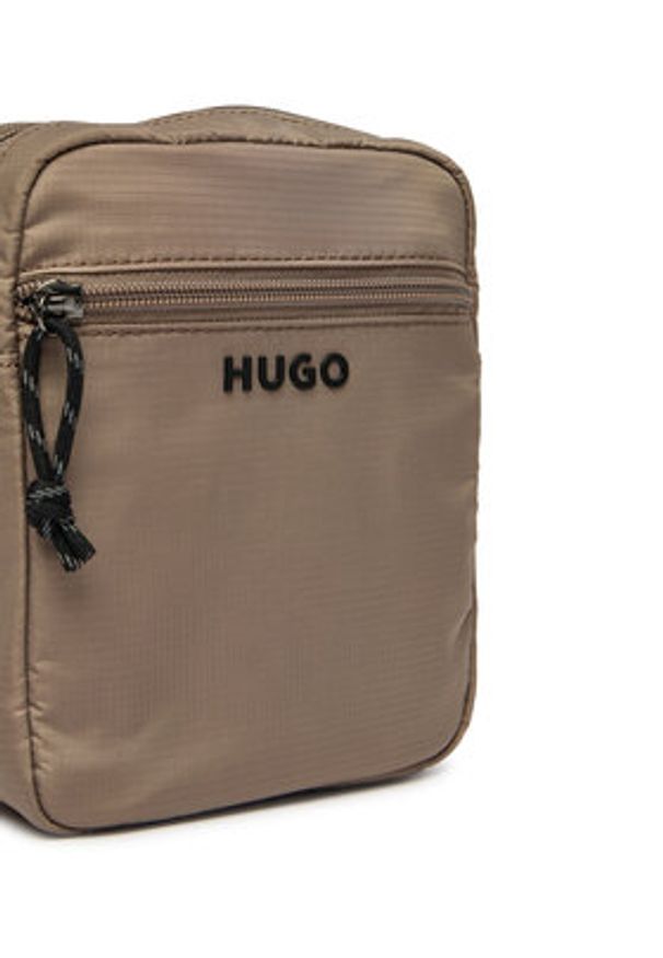 Hugo - HUGO Saszetka Everett 50563508 Brązowy jasny. Kolor: brązowy. Materiał: materiał
