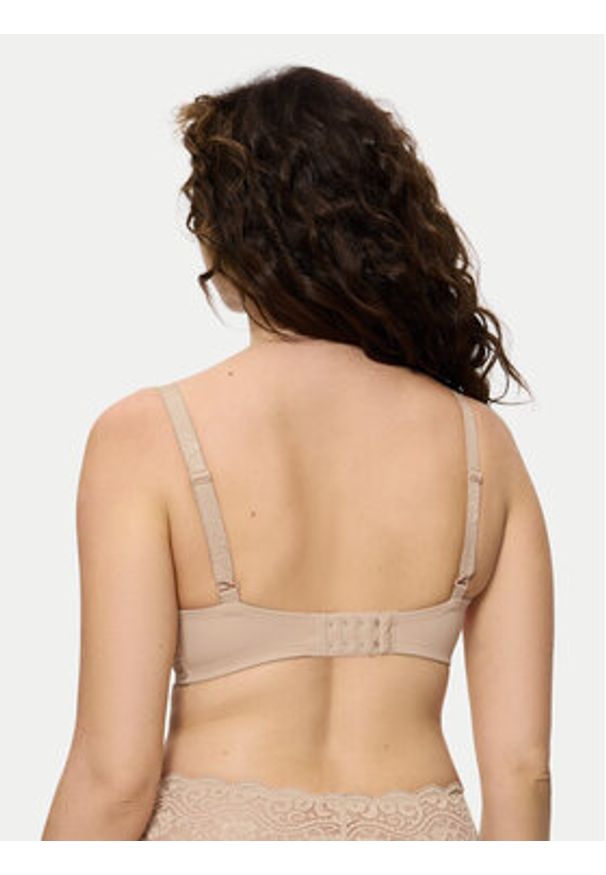 Triumph Biustonosz z fiszbiną Amourette 10209574 Beżowy. Kolor: beżowy. Materiał: syntetyk