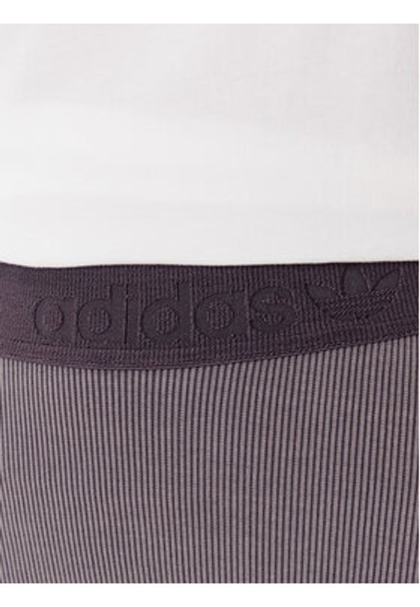 Adidas - adidas Kolarki Essentials Rib JW3592 Szary Slim Fit. Kolor: szary. Materiał: bawełna