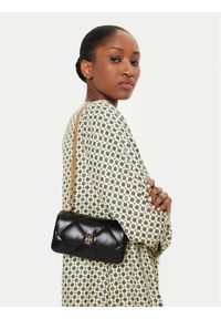 Tory Burch Torebka Mini Kira Diamond Quilt Flap Bag 154710 Czarny. Kolor: czarny. Materiał: skórzane #1