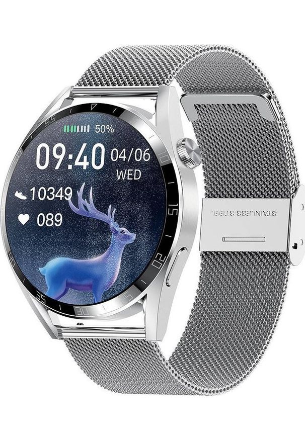 Smartwatch Pacific 42-02 Srebrny (18977). Rodzaj zegarka: smartwatch. Kolor: srebrny