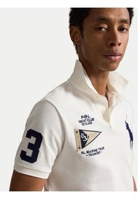 Polo Ralph Lauren Polo 710B21921003 Biały Regular Fit. Typ kołnierza: polo. Kolor: biały. Materiał: bawełna #3