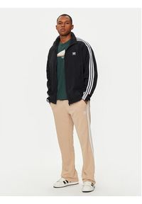 Adidas - adidas Bluza adicolor Firebird IT2491 Czarny Loose Fit. Kolor: czarny. Materiał: syntetyk #4