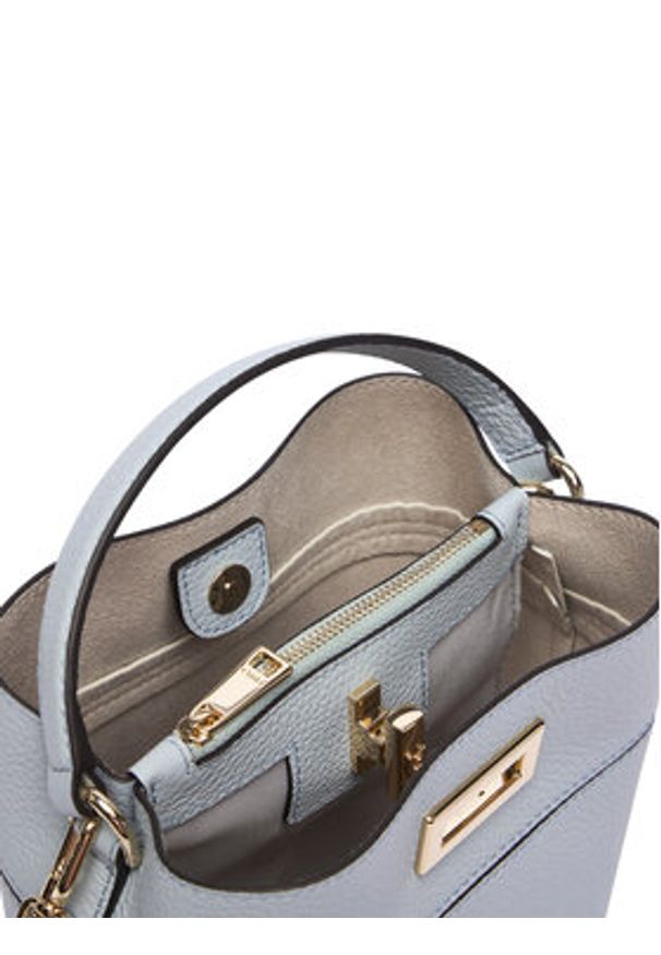 Furla Torebka Amelia Mini WE00879 HSF000 CN AR300 Błękitny. Kolor: niebieski. Materiał: skórzane