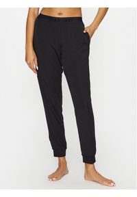 Calvin Klein Underwear Spodnie piżamowe 000QS7004E Czarny Regular Fit. Kolor: czarny. Materiał: bawełna