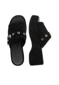 Guess Jeans Klapki CEO-HY20091-1 Czarny. Kolor: czarny. Materiał: materiał #3