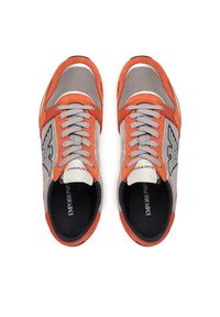 Emporio Armani Sneakersy X4X537 XN730 U550 Czerwony. Kolor: czerwony. Materiał: materiał #3