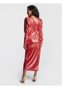 ROTATE Sukienka koktajlowa Bridget RT1621 Czerwony Regular Fit. Kolor: czerwony. Materiał: syntetyk. Styl: wizytowy #3