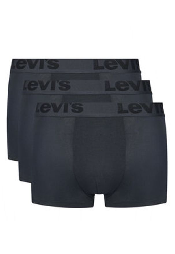 Levi's® Komplet 3 par bokserek 37149-0296 Czarny. Kolor: czarny. Materiał: bawełna