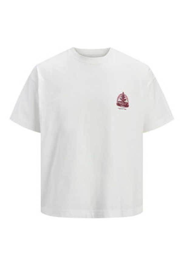 Jack & Jones T-Shirt Maine 12291780 Biały Regular Fit. Kolor: biały. Materiał: bawełna