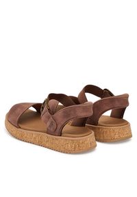 skechers - Skechers Sandały Bobs Sun Vibe 114423/CHOC Brązowy. Kolor: brązowy. Materiał: skóra #6