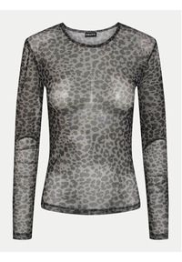 Pieces Bluzka 17141116 Czarny Slim Fit. Kolor: czarny. Materiał: syntetyk #6