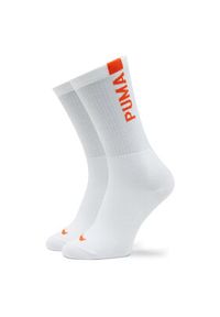 Puma Zestaw 2 par wysokich skarpet damskich Women Slouch Sock 2P 938005 Biały. Kolor: biały. Materiał: materiał, bawełna #2