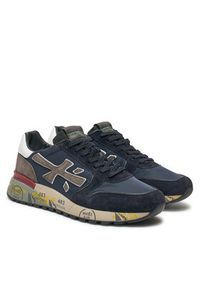 Premiata Sneakersy Mick 6421 Granatowy. Kolor: niebieski. Materiał: zamsz, skóra #4