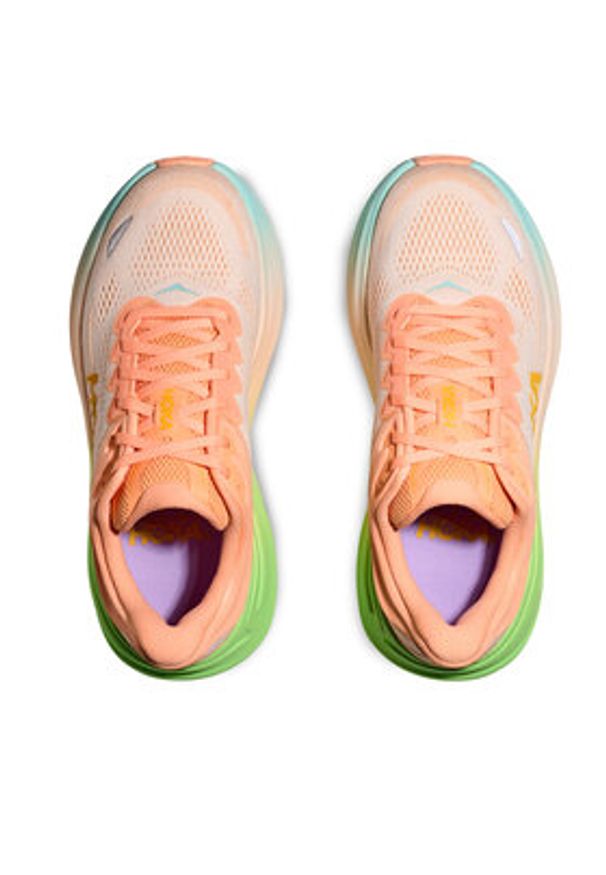 HOKA - Hoka Buty do biegania Bondi 9 1162011 Pomarańczowy. Kolor: pomarańczowy. Materiał: materiał