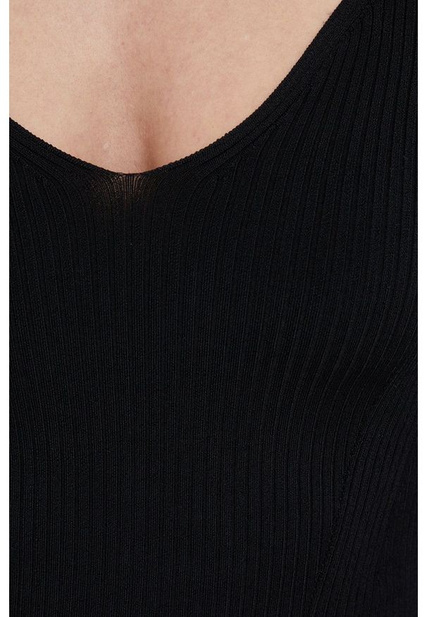 Marciano Guess sweter damski kolor czarny lekki. Kolor: czarny. Materiał: dzianina. Długość rękawa: długi rękaw. Długość: długie. Wzór: gładki