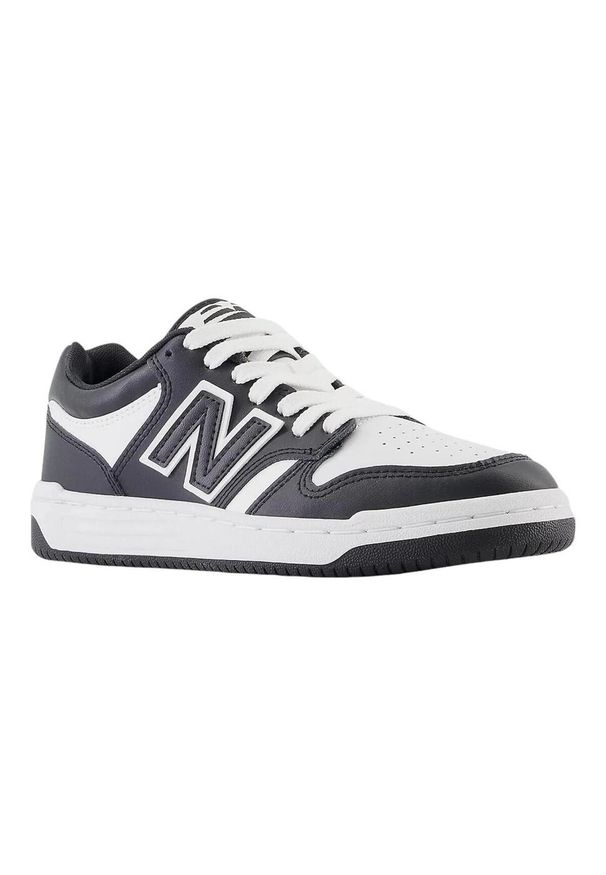 New Balance - Buty 480 Rozmiar 37 - GSB480BW Czarny. Kolor: czarny. Materiał: materiał, skóra, syntetyk. Szerokość cholewki: normalna. Sport: koszykówka
