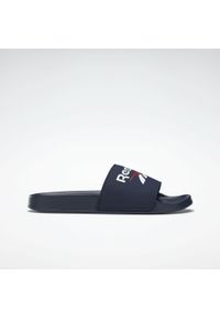 Klapki męskie Reebok Fulgere Slide. Zapięcie: bez zapięcia. Kolor: czerwony, niebieski, wielokolorowy, biały. Materiał: syntetyk, materiał. Szerokość cholewki: normalna. Sport: pływanie, fitness