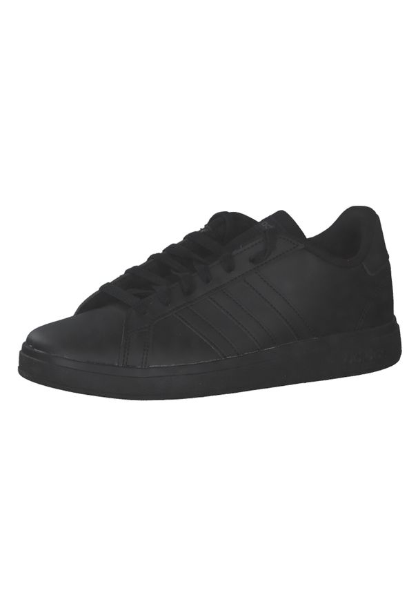 Buty Chłopak Adidas Grand czarny. Okazja: na co dzień. Kolor: czarny