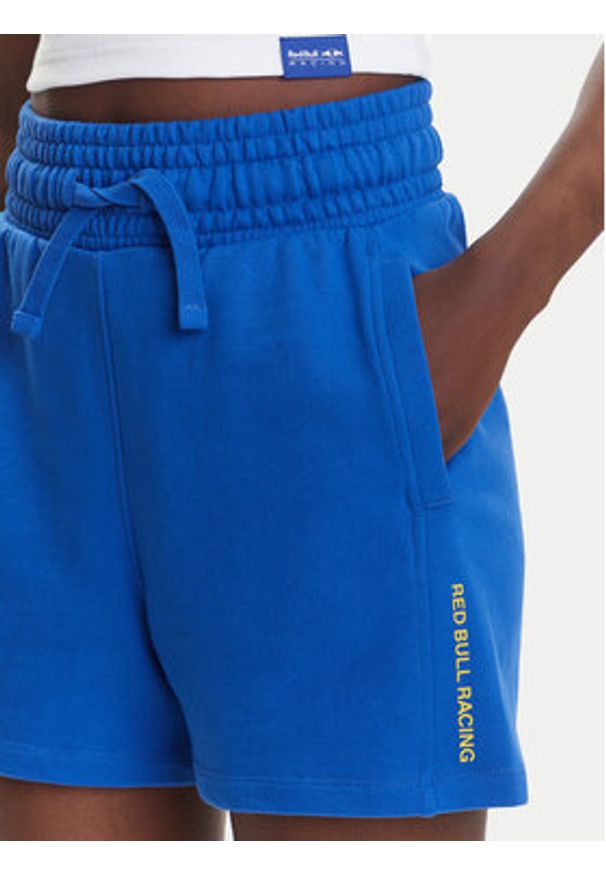 Pepe Jeans Szorty sportowe Red Bull Racing RL800008 Niebieski Relaxed Fit. Kolor: niebieski. Materiał: bawełna