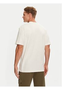 Hugo T-Shirt Dlongny 50521076 Écru Relaxed Fit. Materiał: bawełna