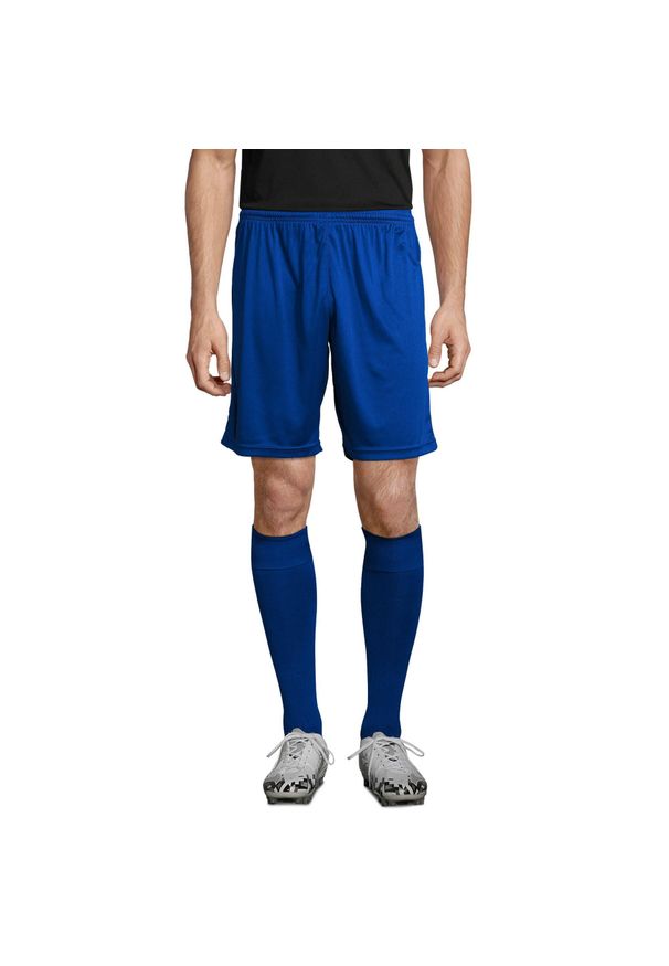 SOL'S - Podstawowe Spodenki San Siro 2 Dla Dorosłych Unisex. Kolor: niebieski. Sport: turystyka piesza