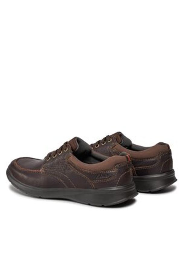 Clarks Półbuty Cotrell Edge 261198037 Brązowy. Kolor: brązowy. Materiał: skóra