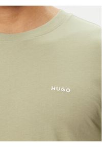 Hugo - HUGO T-Shirt Dero222 50466158 Zielony Regular Fit. Kolor: zielony. Materiał: bawełna #5