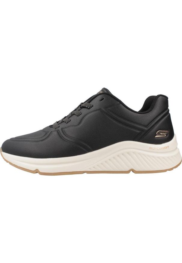 skechers - Adidasy Skechers Bobs Arch Comfort B, Kobiety. Kolor: czarny. Materiał: materiał, syntetyk