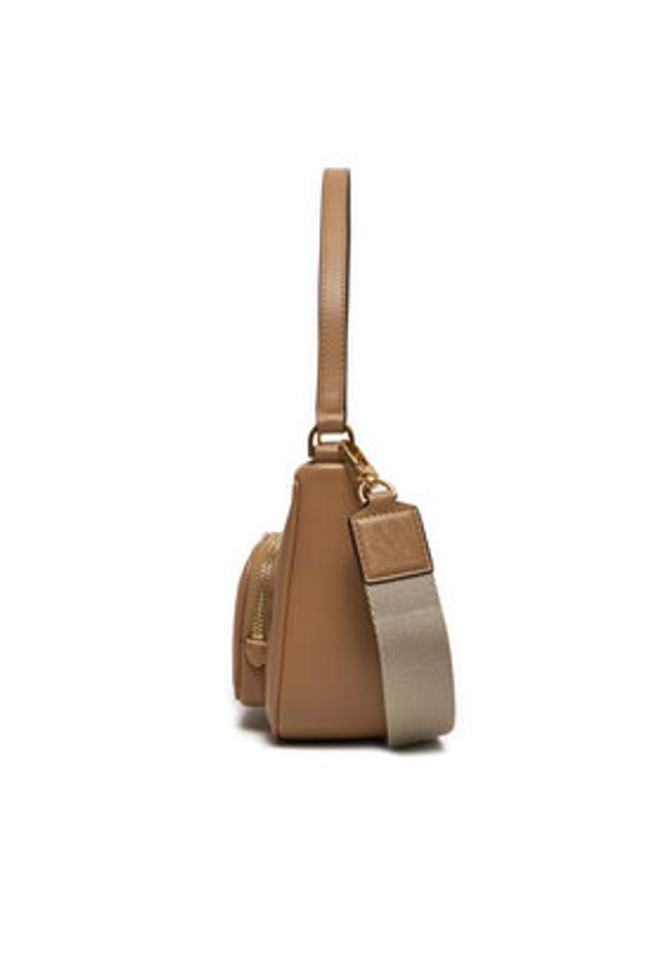 DKNY Torebka Philo Tz Shoulder R423KE51 Brązowy. Kolor: brązowy. Materiał: skórzane