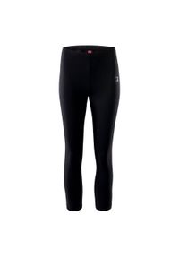 IQ - Legginsy 3/4 Damskie Silky. Kolor: czarny. Sport: bieganie #1
