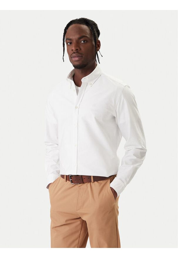 BOSS Koszula H-Liam 50555966 Biały Regular Fit. Kolor: biały. Materiał: bawełna