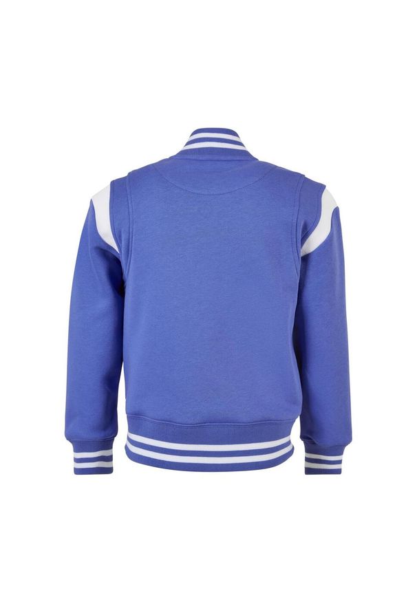 Urban Classics - Kurtka Dresowa Dla Dziewcząt. Kolor: biały, wielokolorowy, niebieski. Materiał: dresówka