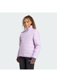 Adidas - Kurtka ocieplana Terrex Multi Essentials. Kolor: różowy. Materiał: puch. Technologia: ClimaWarm (Adidas). Sport: turystyka piesza