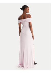 Elisabetta Franchi Sukienka wieczorowa AB-R08-51E2-V800 Różowy Regular Fit. Kolor: różowy. Materiał: wiskoza. Styl: wizytowy #5