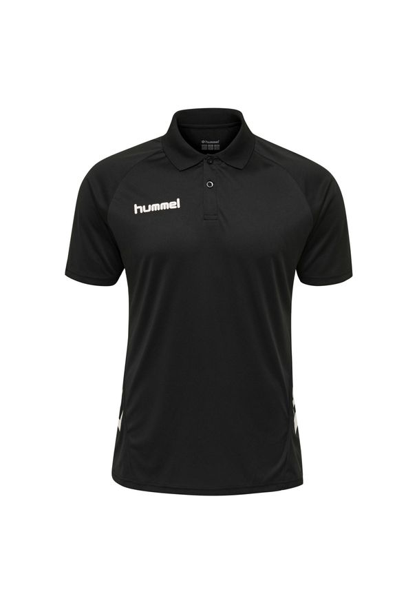 Polo Hummel hmlPROMO. Okazja: na co dzień. Typ kołnierza: polo. Kolor: czarny. Styl: casual. Sport: fitness