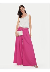 Imperial Spodnie materiałowe P3U0HIC Różowy Relaxed Fit. Kolor: różowy. Materiał: syntetyk #4