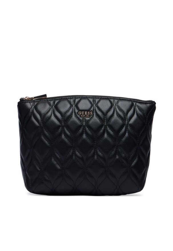 Guess Kosmetyczka Maxine Travel TWQN97 33965 Czarny. Kolor: czarny. Materiał: skóra