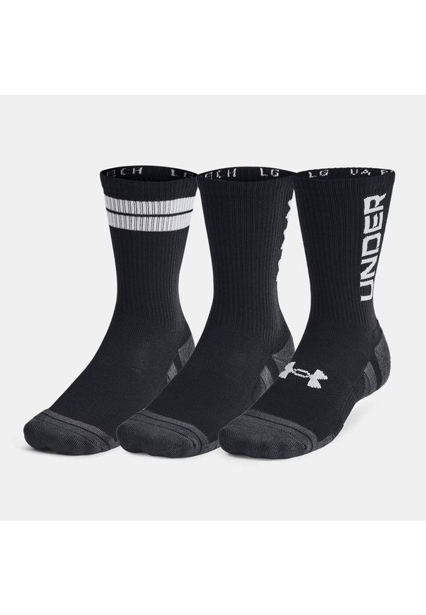 Skarpety sportowe Under Armour Performance Tech długie (3-PAK). Kolor: czarny. Sport: bieganie
