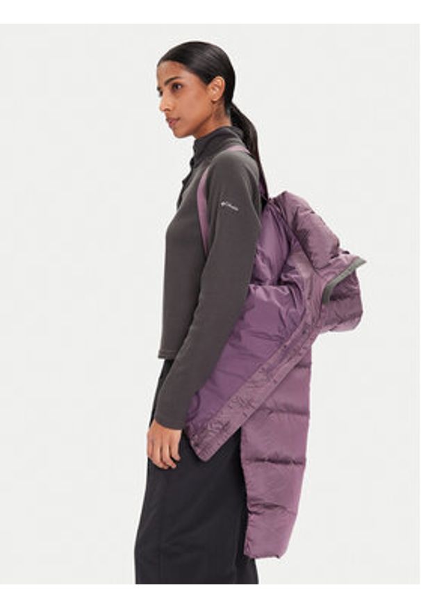 columbia - Columbia Kurtka puchowa Amaze Puff 2133714 Fioletowy Regular Fit. Kolor: fioletowy. Materiał: syntetyk