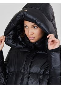 Athlecia Kurtka puchowa Elly W Maxi Puffer EA233361 Czarny Regular Fit. Kolor: czarny. Materiał: syntetyk